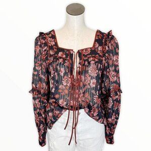 STEVIE MAY Floral Boho Top